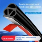 Truck Door Seam Large D Triangle Reinforced Waterproof Rubber Seal Strip - Image 2