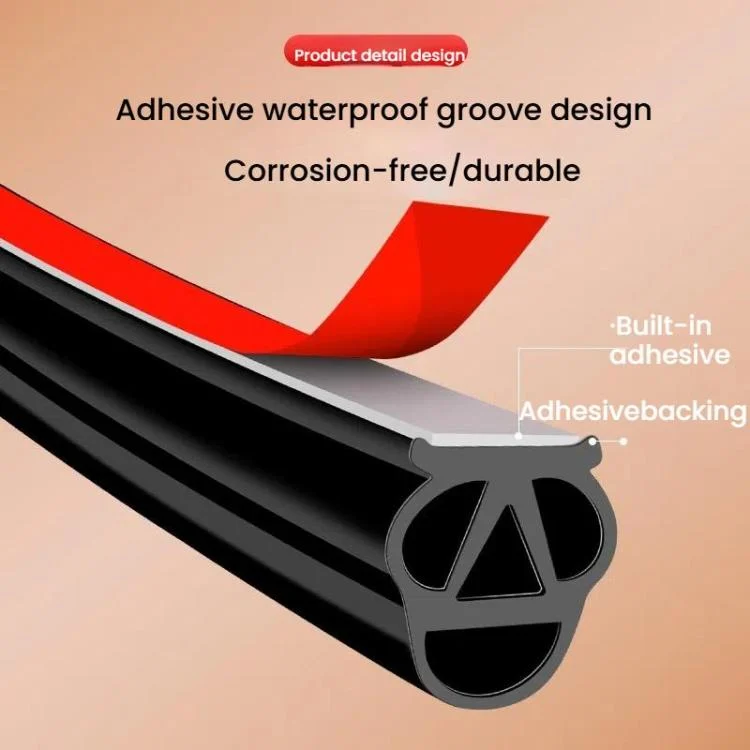 TBD06059326_B3.webp Truck Door Seam Large D Triangle Reinforced Waterproof Rubber Seal Strip - Image 4