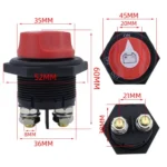200A DC Brass Conductive RV Yacht Leak-proof Battery Switch - Image 8