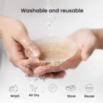 Anti-Bump Ultra-Thin Breathable Silicone Self-Adhesive Invisible Breast Stickers - Image 3