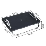 Adjustable Under Desk Foot Rest for Office Ergonomics, Anti-Cross Leg Design Foot Stool - Image 7
