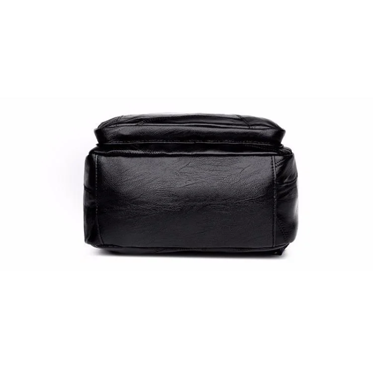 TBD06059438_B2.webp Casual Women Shoulder Bag PU Leather Simple Versatile Trend Female Backpack Student Travel Schoolbag - Image 3