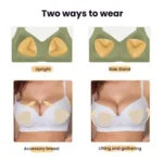 Double-Sided Silicone Thickened Inserts Gather Triangle Breast Pads - Image 6