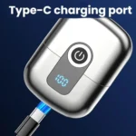 Portable Mini Dual Head Electric Shaver for Men - LCD Display, Floating Blades, Waterproof, USB-C Rechargeable - Image 8