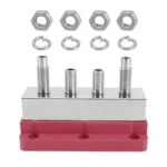 600A RV Yacht Copper Bolt 4 Stud Heavy Duty Busbar Terminal - Image 7