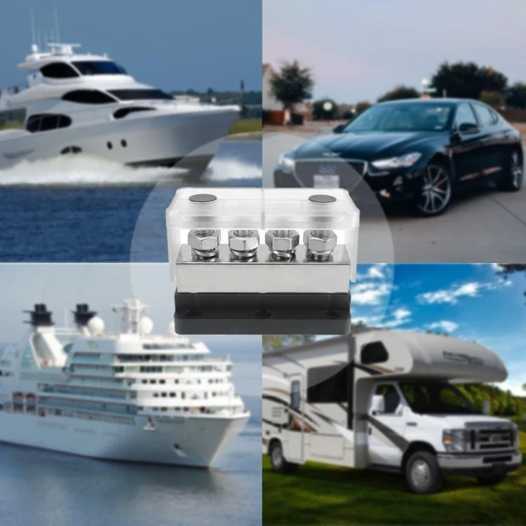 TBD06059469_B3.webp 600A RV Yacht Copper Bolt 4 Stud Heavy Duty Busbar Terminal - Image 4