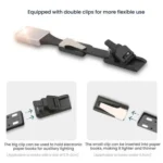 Portable Clip Book Lamp Mini Desk Lamp Learning Reading Rechargeable Clip Bookmark Light - Image 5