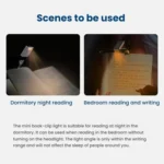 Portable Clip Book Lamp Mini Desk Lamp Learning Reading Rechargeable Clip Bookmark Light - Image 9