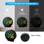 EDUP EH-8816 Simple Digital Electronic Clock Night Light Battery Plug-in Dual Power Mode Alarm Clock - Image 4