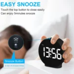 EDUP EH-8816 Simple Digital Electronic Clock Night Light Battery Plug-in Dual Power Mode Alarm Clock - Image 5