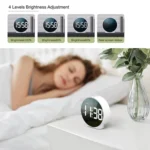 EDUP EH-8816 Simple Digital Electronic Clock Night Light Battery Plug-in Dual Power Mode Alarm Clock - Image 6