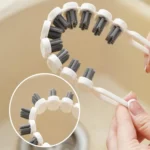 2pcs Bendable Multifunctional Crevice Brush Bathroom Faucet Brush Kitchen Cleaning Brush - Image 3