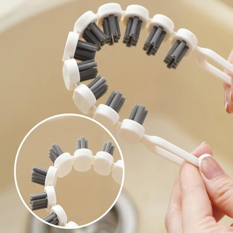 TBD06059590_B2.webp 2pcs Bendable Multifunctional Crevice Brush Bathroom Faucet Brush Kitchen Cleaning Brush - Image 3