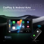 9 Inch Android 4+64G Dual-Butt Large Screen Car Carplay Built-In DAB Car Central Control Integrated Navigation System - Image 2