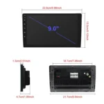 9 Inch Android 4+64G Dual-Butt Large Screen Car Carplay Built-In DAB Car Central Control Integrated Navigation System - Image 18