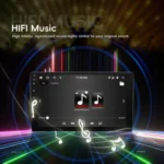 9 Inch Android 4+64G Dual-Butt Large Screen Car Carplay Built-In DAB Car Central Control Integrated Navigation System - Image 3