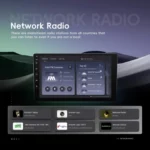 9 Inch Android 4+64G Dual-Butt Large Screen Car Carplay Built-In DAB Car Central Control Integrated Navigation System - Image 4