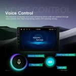 9 Inch Android 4+64G Dual-Butt Large Screen Car Carplay Built-In DAB Car Central Control Integrated Navigation System - Image 10