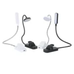Hose Clip Book Light Night Reading Lamp Adjustable Brightness USB Rechargeable Book Clip Lights - Image 3