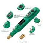 5-speed Mini Electric Grinder Micro Drill Metal Glass Ceramic Grinding Carving Cutting And Polishing Tools - Image 3