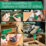 5-speed Mini Electric Grinder Micro Drill Metal Glass Ceramic Grinding Carving Cutting And Polishing Tools - Image 10