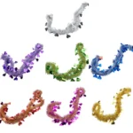 Heart-shaped Ribbon Party Supplies Birthday Christmas Wedding Room Decoration Strips Garlands - Image 3