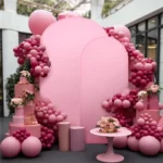 Arch Fabric Cover U Shape Spandex Stretch Cloth Cover Wedding Birthday Party Background Decoration - Image 10