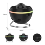 USB Plug-in Space Ball HD Galaxy Projector Lamp Dynamic Meteor Starry Sky Atmosphere Light - Image 2