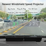 W1 Car HUD Head-up Display GPS Speedometer Speed Display - Image 4