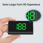 W1 Car HUD Head-up Display GPS Speedometer Speed Display - Image 5