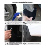 For SEAT Ateca/Volkswagen Jetta VS5 Car Tire Soft Rubber Fender - Image 6