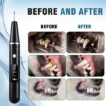 Pet Ultrasonic Teeth Cleaner Dog Tooth Brushing Kit Plaque Tartar Remover Dental Care Tool - Image 5