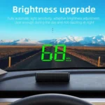 M2 Universal Cars HUD Head-up Display GPS HD Speedometer - Image 4