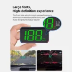 M2 Universal Cars HUD Head-up Display GPS HD Speedometer - Image 7