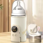 18W Wireless Baby Bottle Warmer 6 Adjustable Temperature Settings Milk Thermo Cover for Breastfeeding & Formula - Image 2