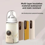 18W Wireless Baby Bottle Warmer 6 Adjustable Temperature Settings Milk Thermo Cover for Breastfeeding & Formula - Image 8