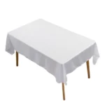 Solid Color Rectangle Glossy Table Cloth For Hotel Banquet Wedding Decoration Satin Tablecloths