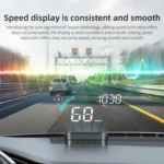 M22 Car Electronic Dog HUD Head-up Display Car OBD Universal Speedometer - Image 5