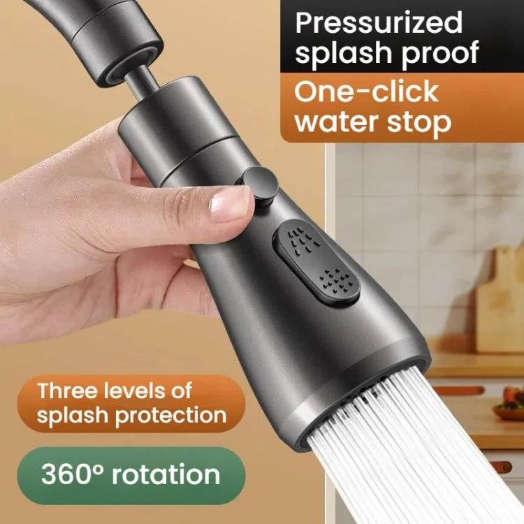 TBD06059925_B1.webp Kitchen Universal Faucet Extender Sink Connector Spout Swivel Faucet Splash Guard - Image 2