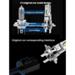 2pcs 6000K Mini Car Plug-in Integrated LED Headlights - Image 8