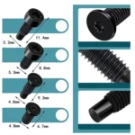 40pcs /Pack T6 T15 Security Tamper-Proof Torx Screws with Anti-Theft Holes for Ring Doorbell & Camera Mounting - Image 4