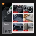 SUITU ST-6670 Handheld Small Brushless Suction Power Foldable Cordless Car Vacuum Cleaner - Image 8