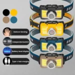 E-SMARTER W6100A LED Mini Wave Sensor Headlamp COB Outdoor Adventure Fishing Bright Headlamp - Image 2