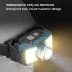 E-SMARTER W6100A LED Mini Wave Sensor Headlamp COB Outdoor Adventure Fishing Bright Headlamp - Image 8