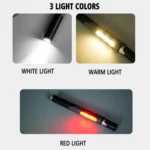 E-SMARTER B35 Pen Flashlight Rechargeable Portable Penlight - Image 5