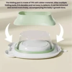 Children Silicone Folding Washbasin Portable Thickened Hangable Butt Washbasin For Babies - Image 7