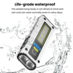 E-SMARTER STD01 COB Work Light With Power Display Outdoor Emergency Repair Light With Magnet LED Mini Flashlight - Image 14