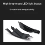 For Ford Fiesta 2009-2015 Hatchback Rear Bumper Fog Lights Tail Lamp Reflector OE 8A6115500AB - Image 5