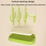 Baby Bottle Drying Rack Drain Drying Rack Insertable Bottle Brush Nipple Brush Storage Holder - Image 5