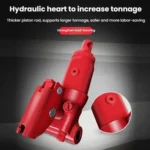 Horizontal Manual Hydraulic Car Jack For Tire Change Lifting Tool - Image 3